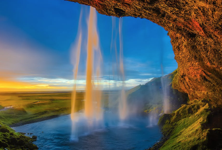 waterfall iceland